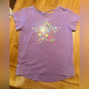 Sparkly star shirt - size 5/6 or small